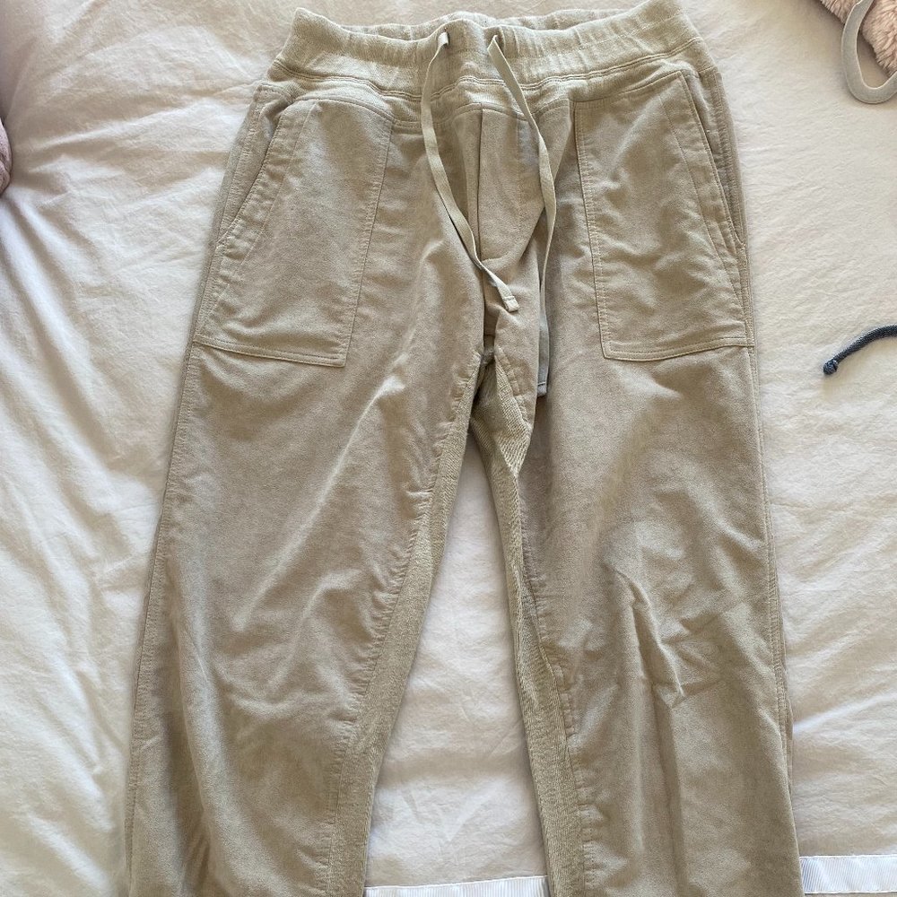 James Perse microsuede jersey utility pants
